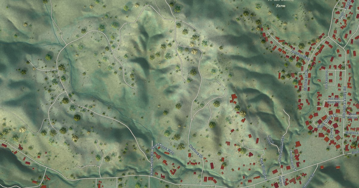 Map of Alhambra Valley, California in 2026