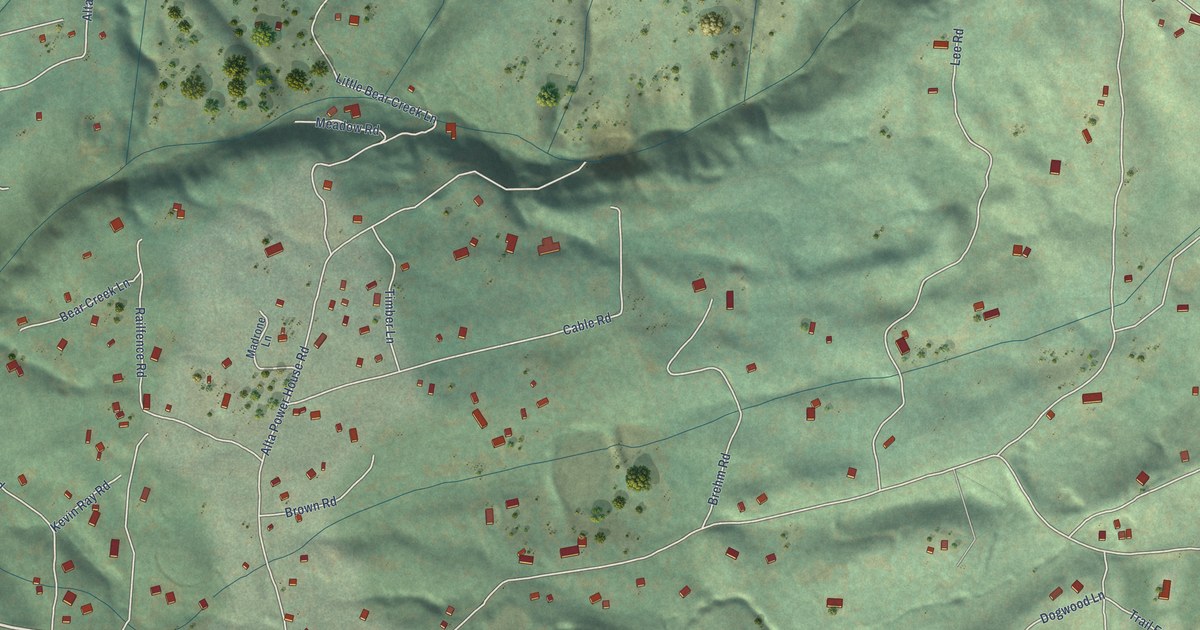 Map of Alta, California in 2026