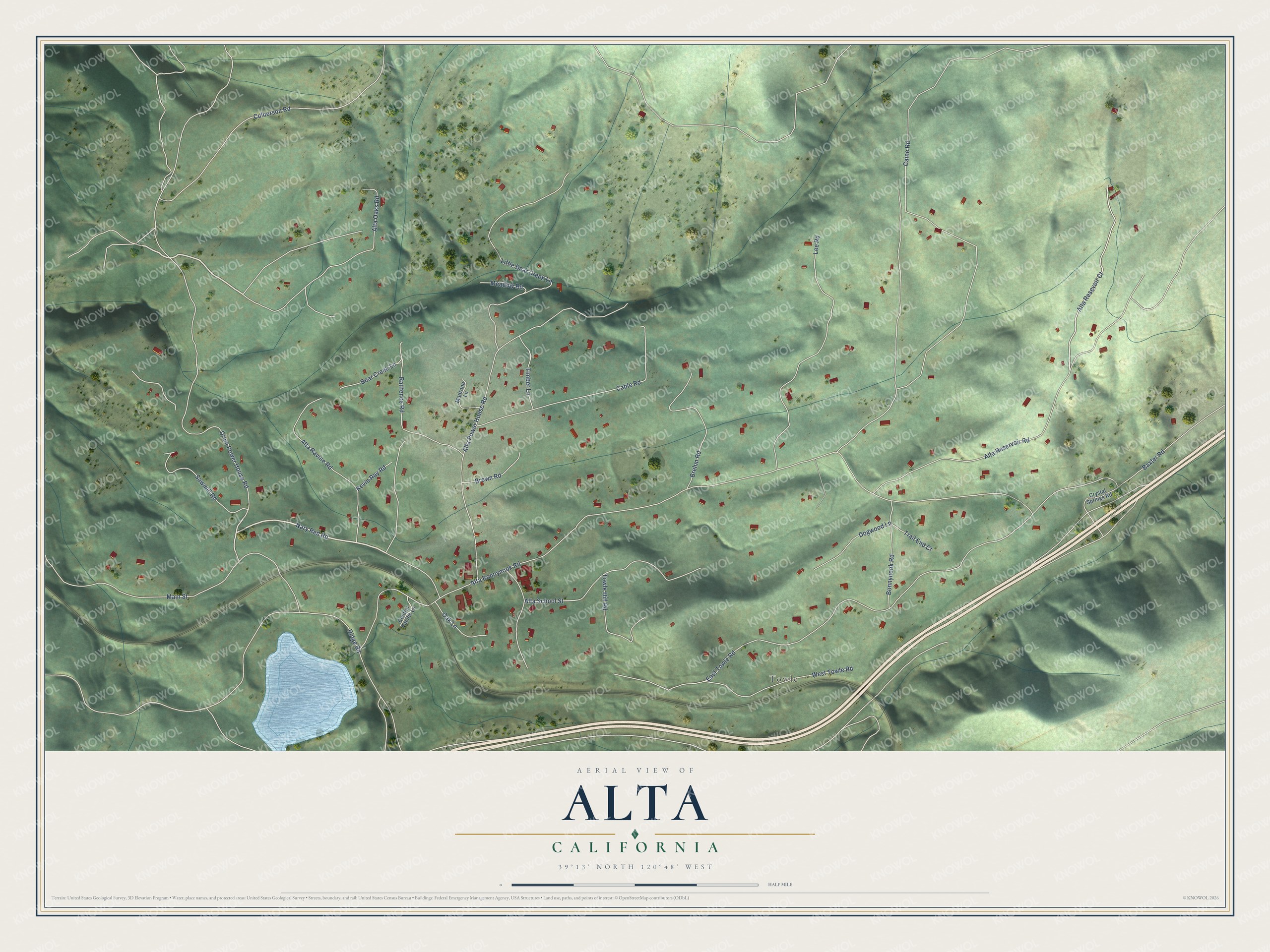 Watermarked full-map preview of Alta, California