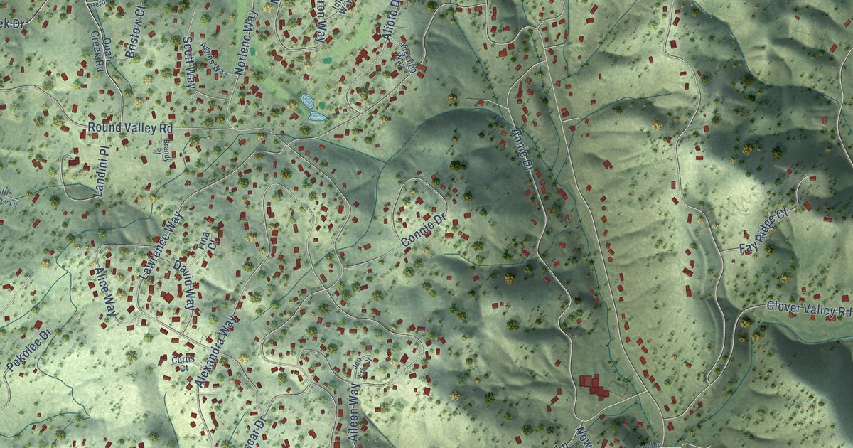 Map of Alta Sierra, California in 2026