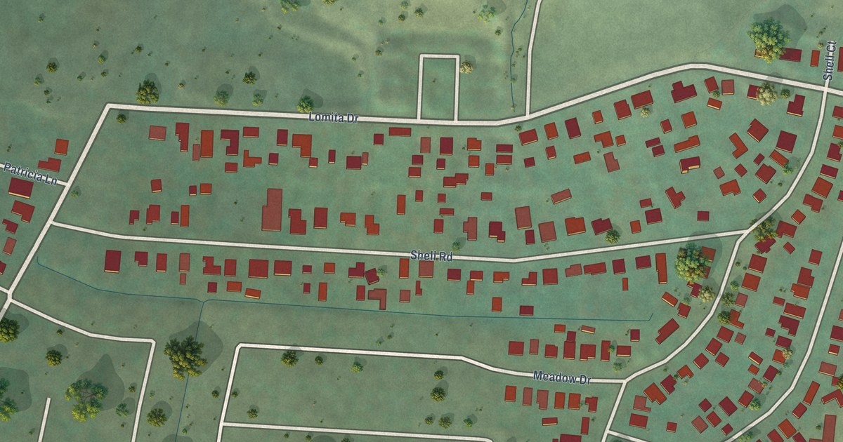 Map of Alto, California in 2026