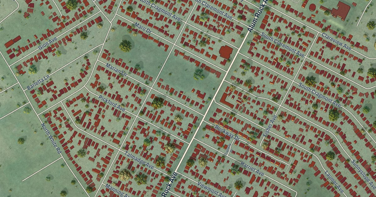 Map of Alum Rock, California in 2026