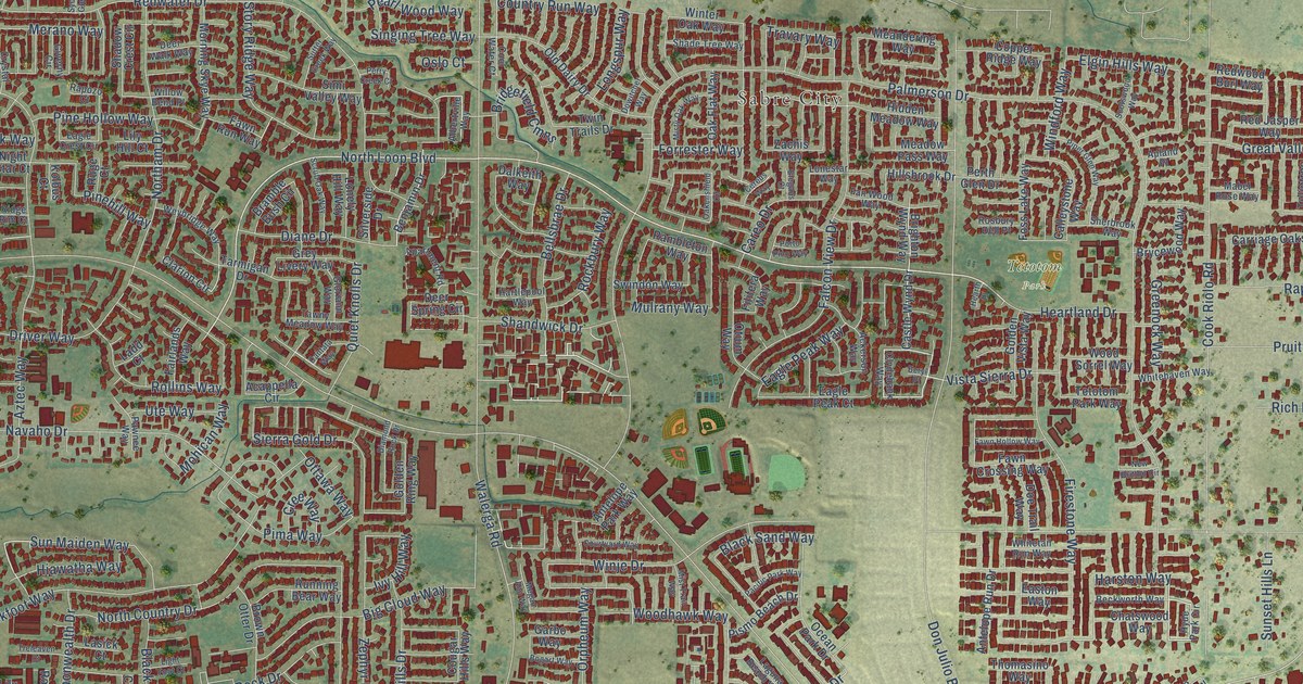 Map of Antelope, California in 2026