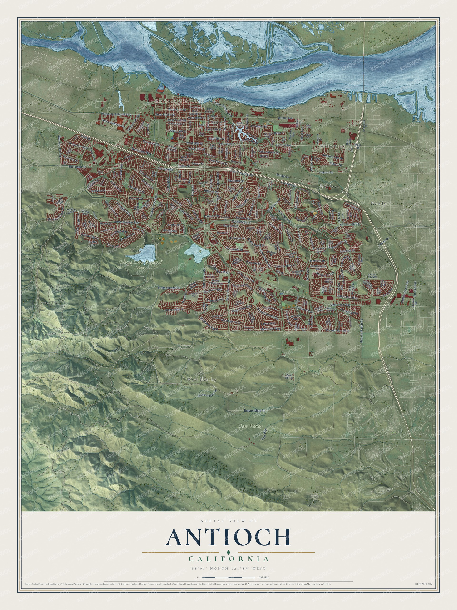 Watermarked full-map preview of Antioch, California