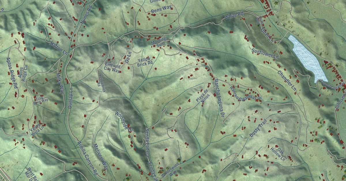 Map of Aptos Hills-Larkin Valley, California in 2026