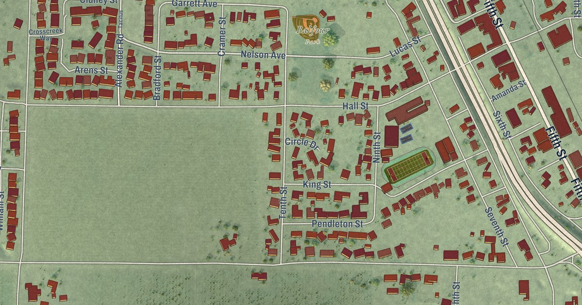 Map of Arbuckle, California in 2026