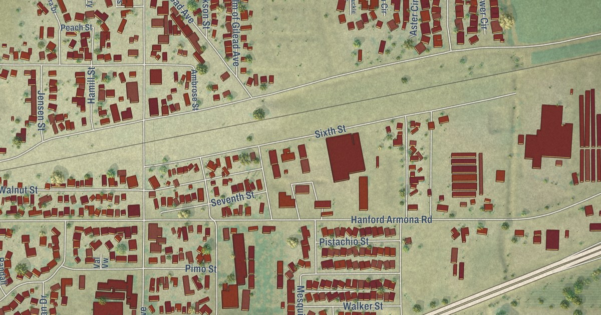 Map of Armona, California in 2026