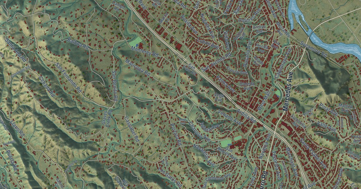 Map of Atascadero, California in 2026
