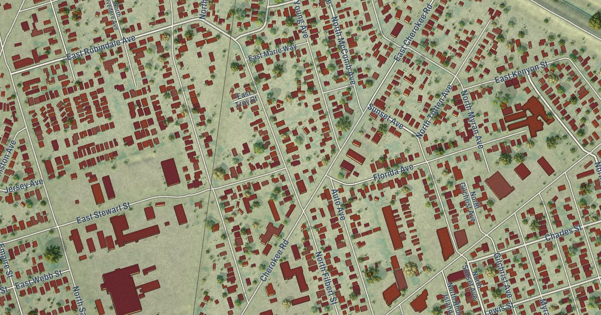 Map of August, California in 2026