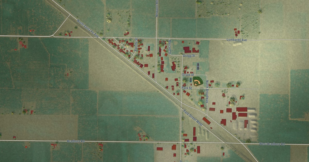 Map of Ballico, California in 2026