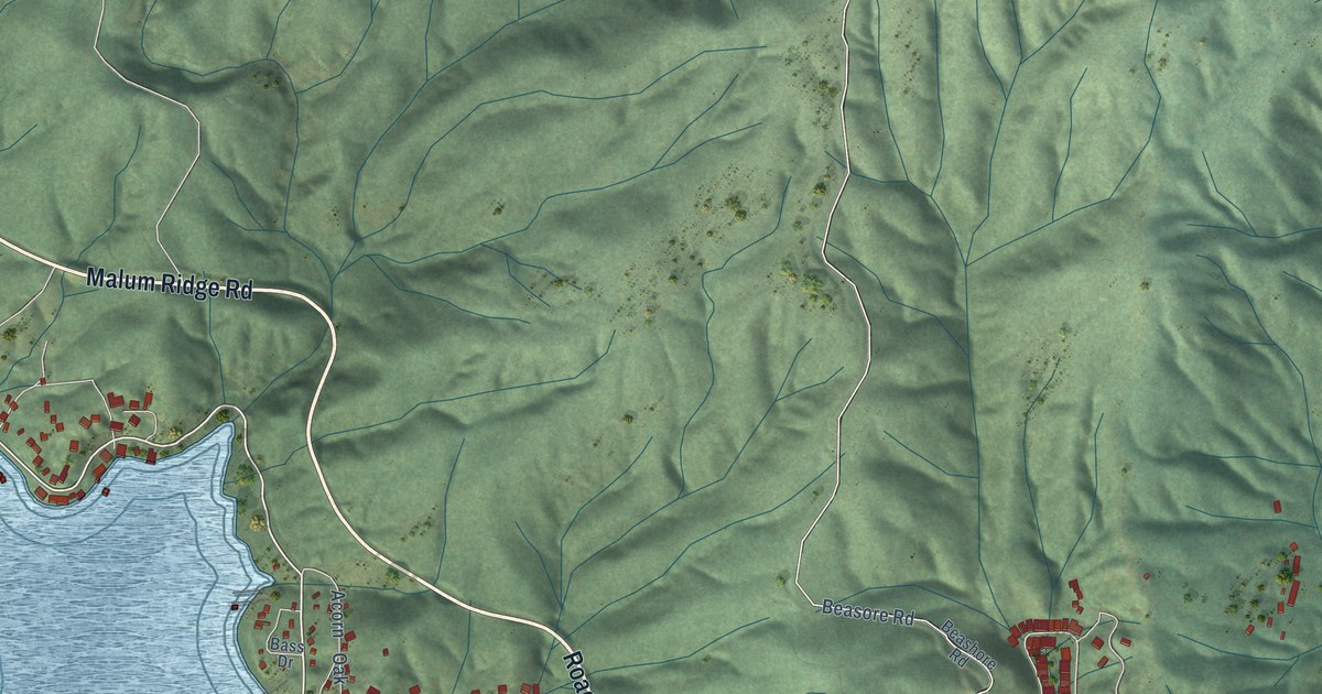 Map of Bass Lake, California in 2026