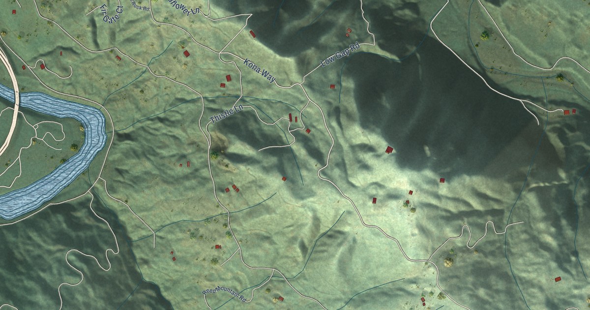 Map of Benbow, California in 2026