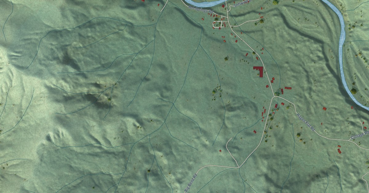Map of Big Bend, California in 2026