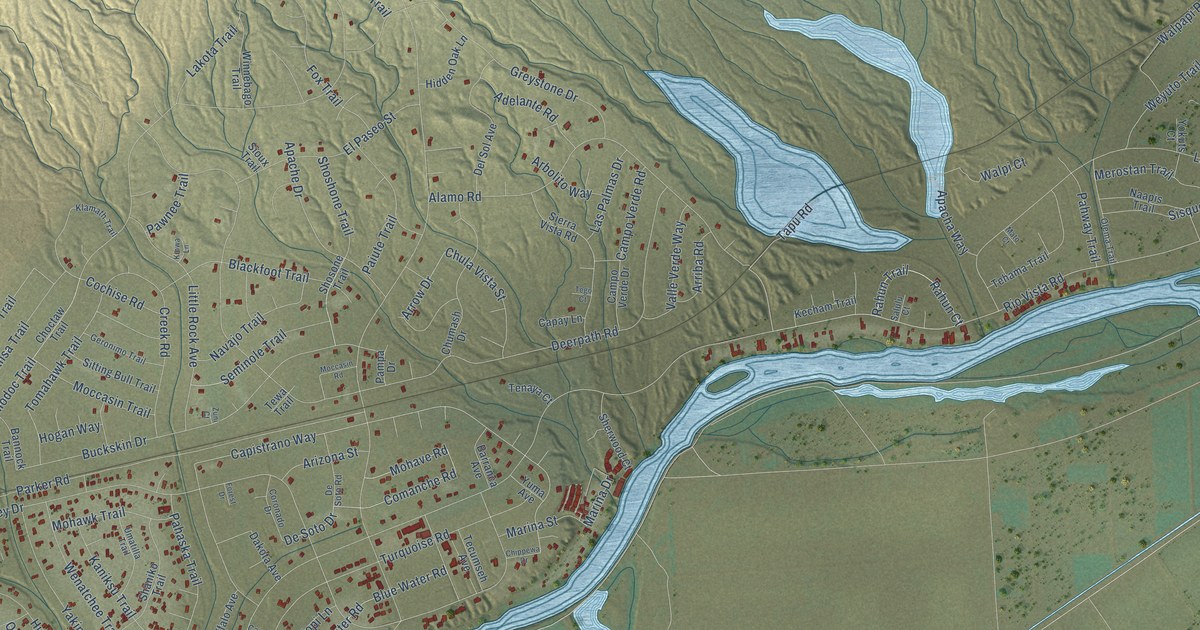 Map of Big River, California in 2026