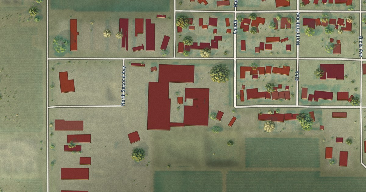 Map of Biola, California in 2026