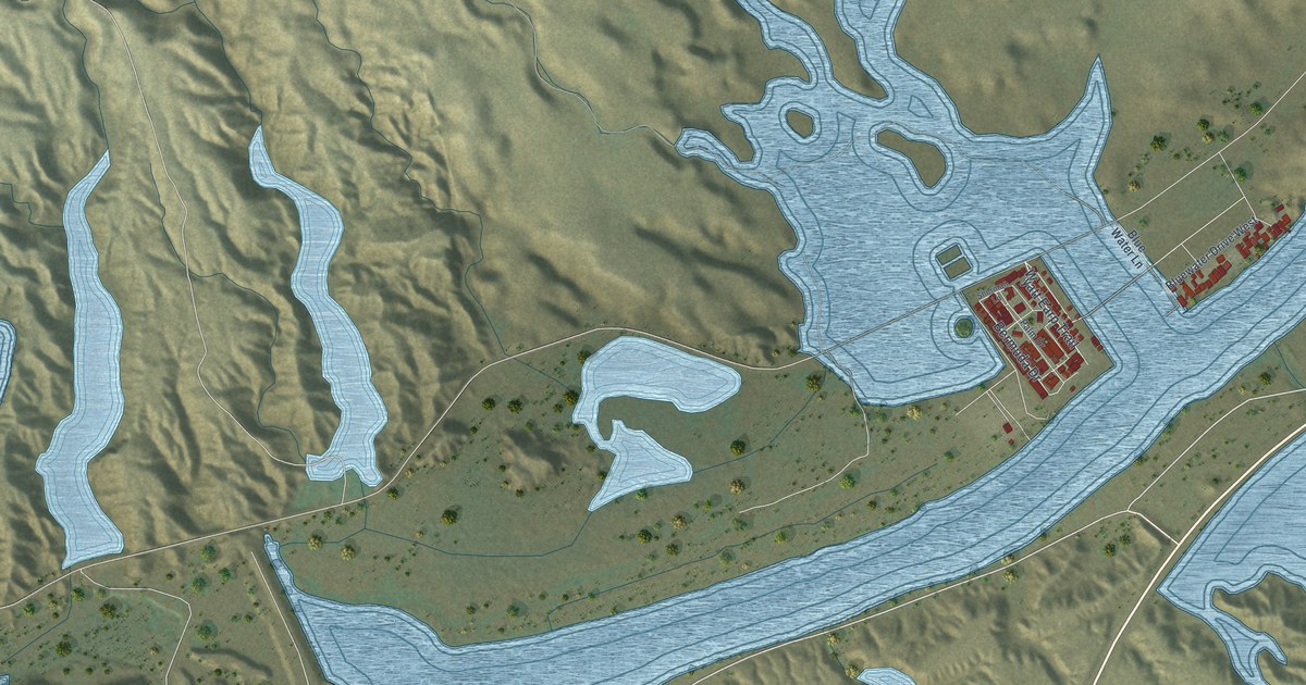 Map of Bluewater, California in 2026