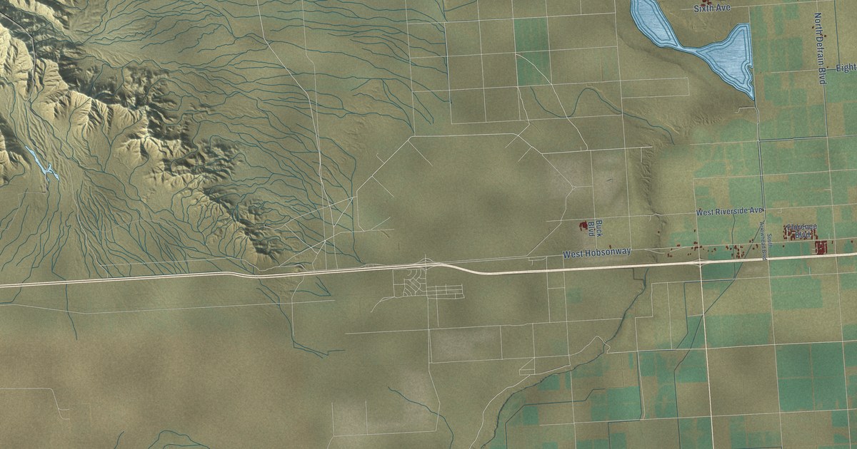 Map of Blythe, California in 2026