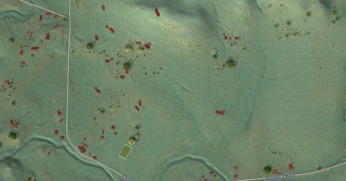 Map of Bodega, California in 2026