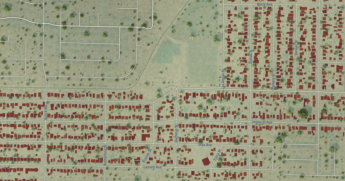 Map of Bret Harte, California in 2026