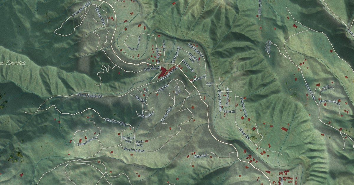 Map of Brookdale, California in 2026