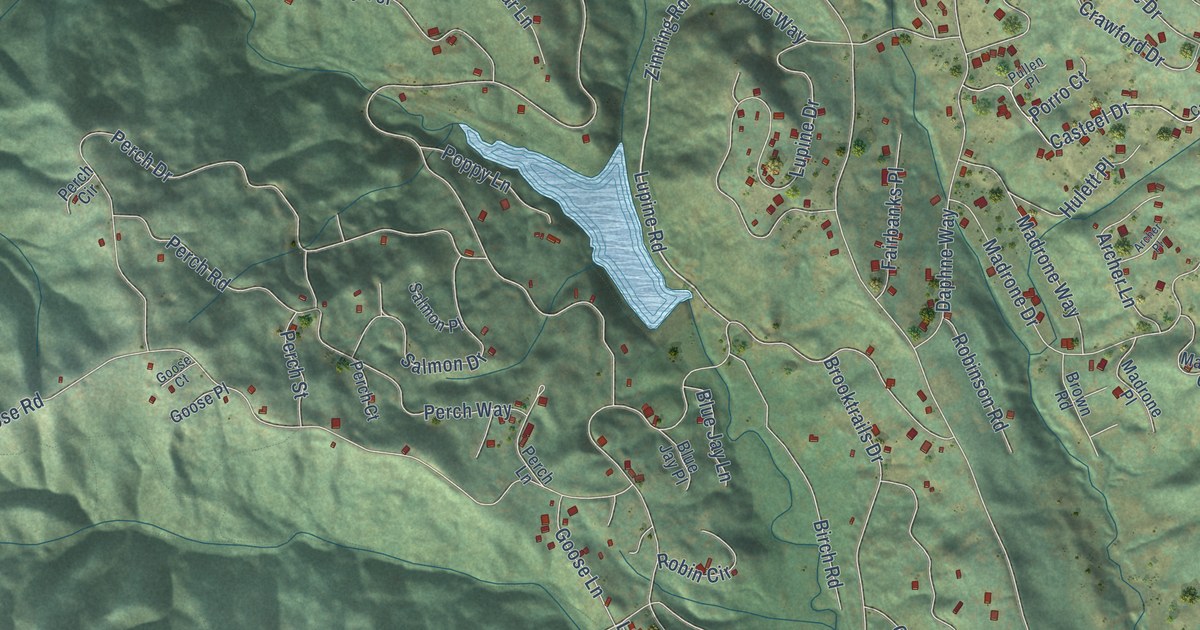 Map of Brooktrails, California in 2026
