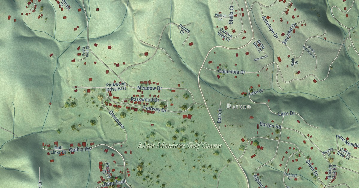 Map of Buckhorn, California in 2026
