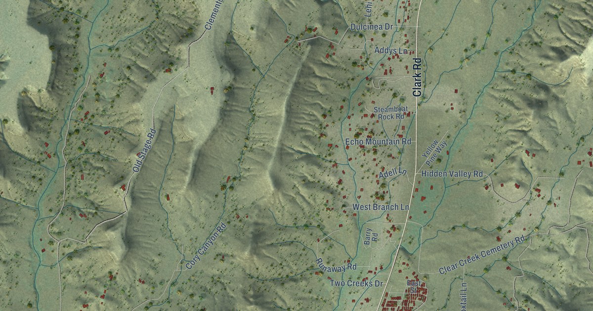 Map of Butte Valley, California in 2026