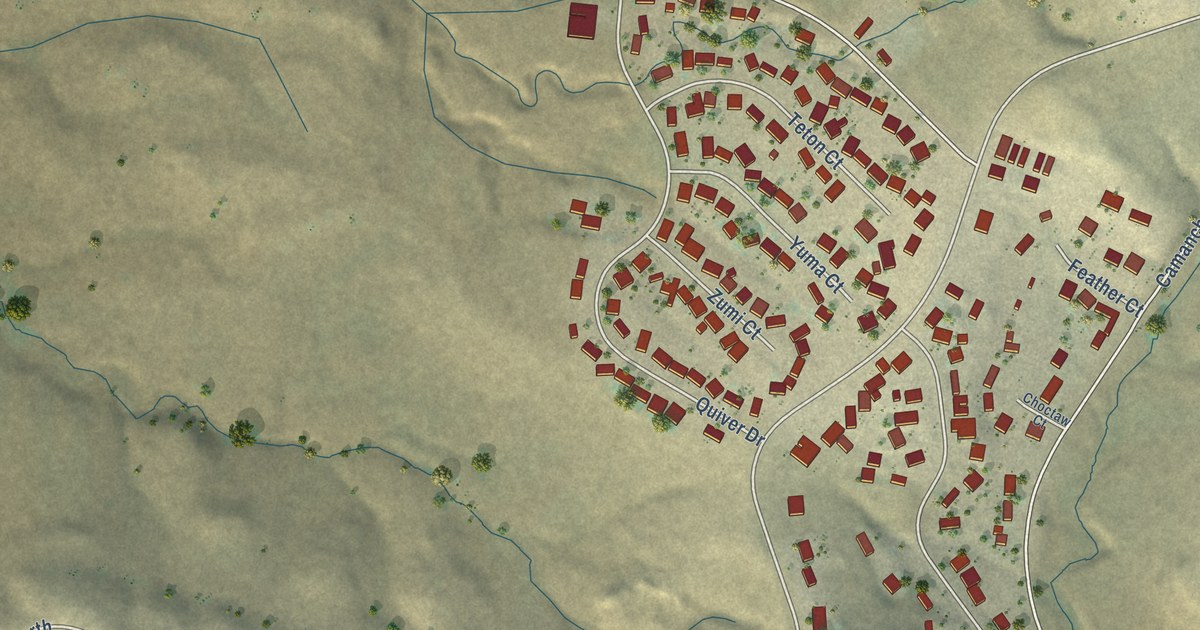 Map of Camanche North Shore, California in 2026