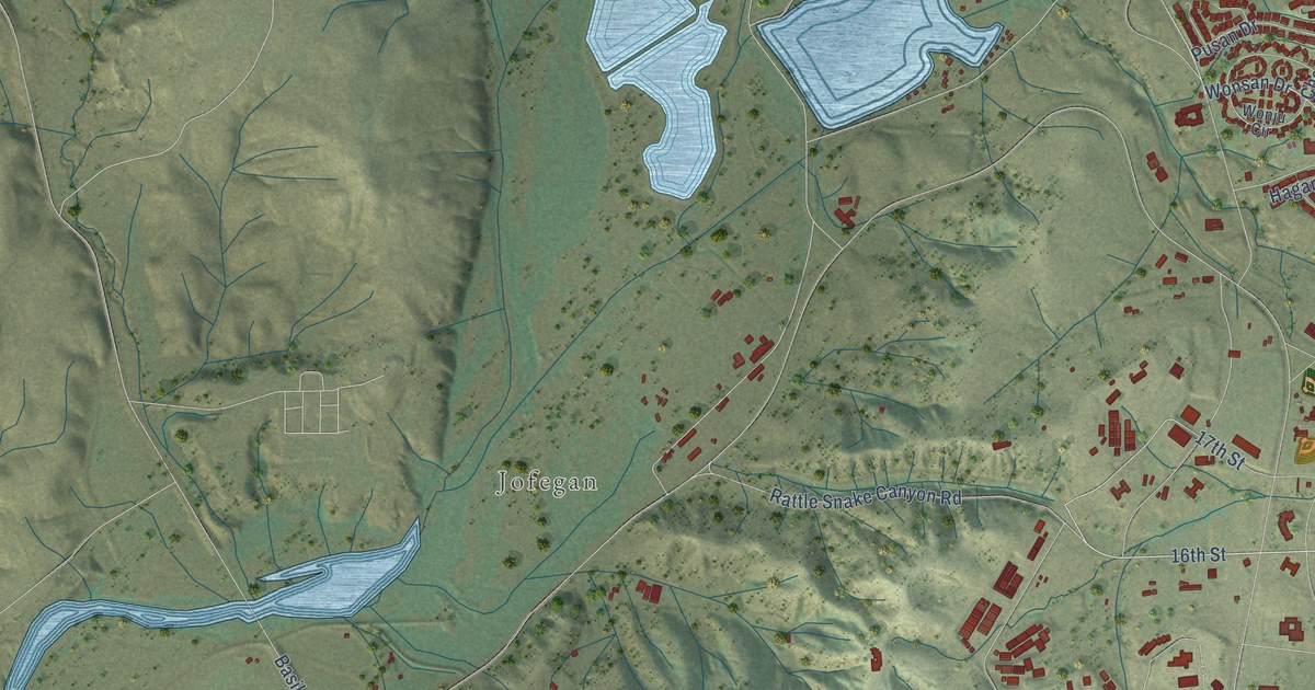 Map of Camp Pendleton Mainside, California in 2026