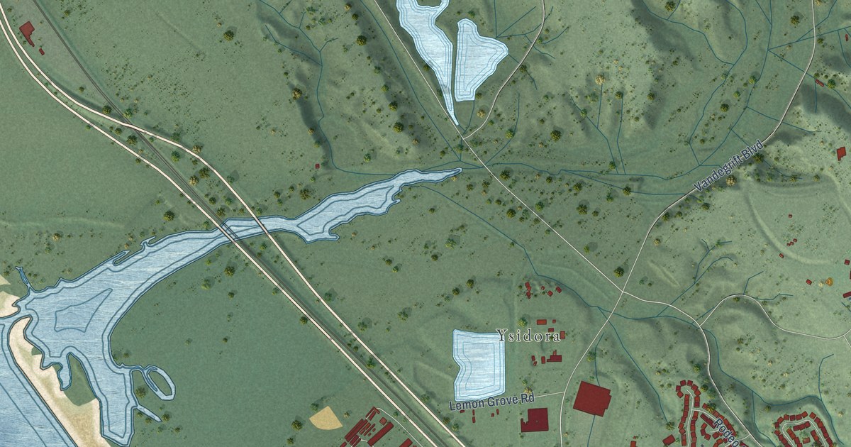 Map of Camp Pendleton South, California in 2026