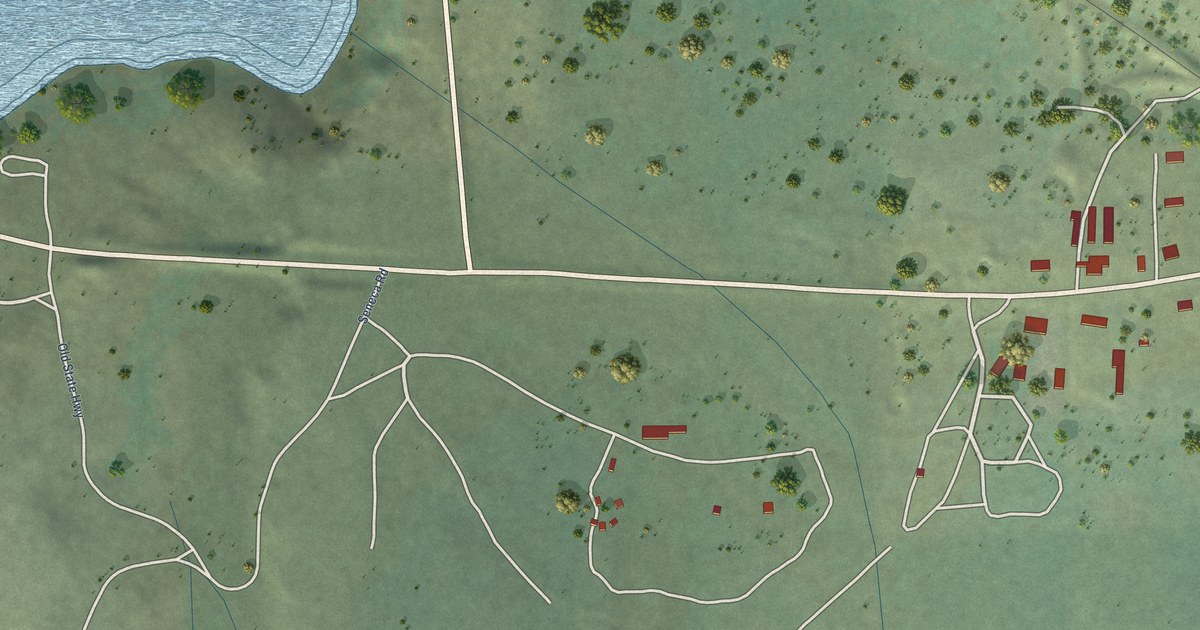 Map of Canyondam, California in 2026