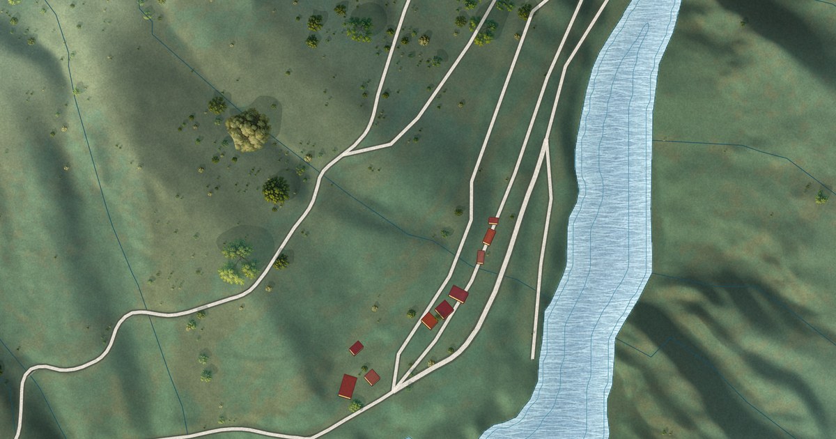 Detailed Map of Caribou, California