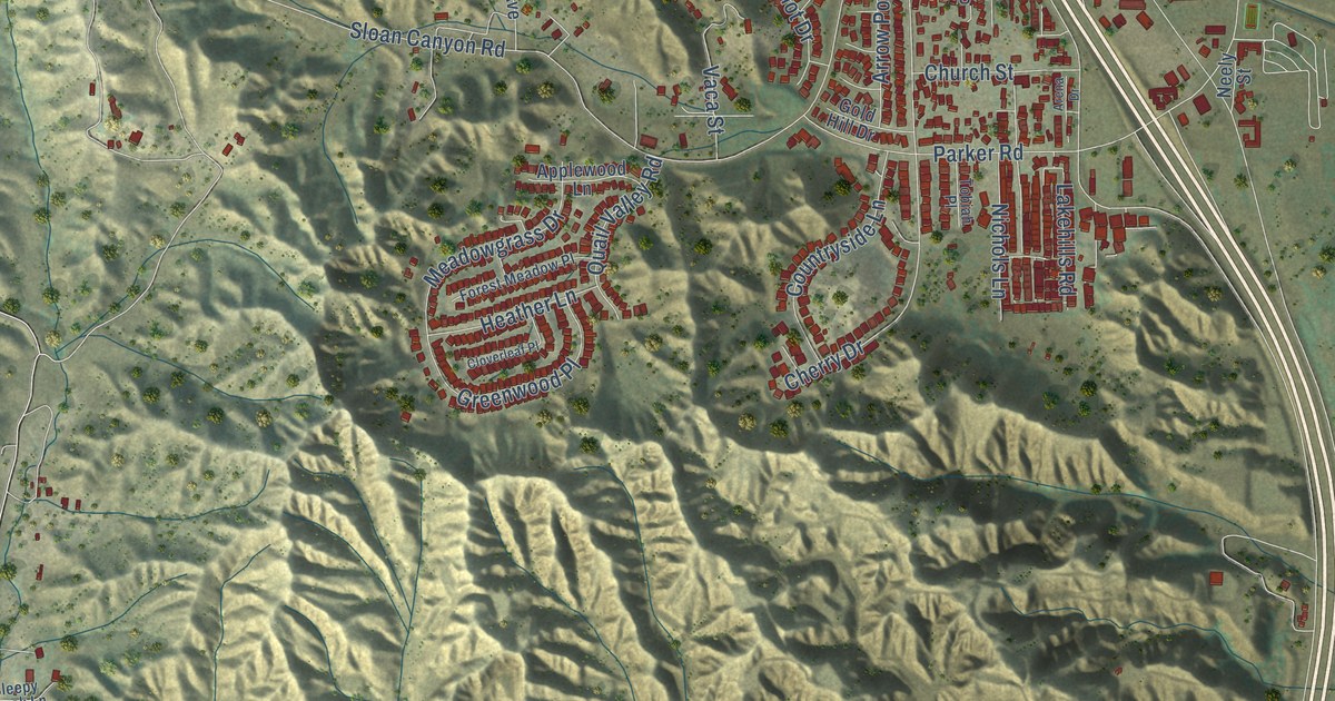 Map of Castaic, California in 2026