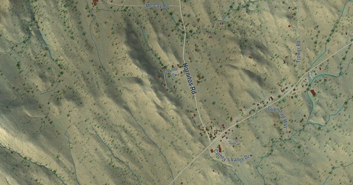 Map of Catheys Valley, California in 2026