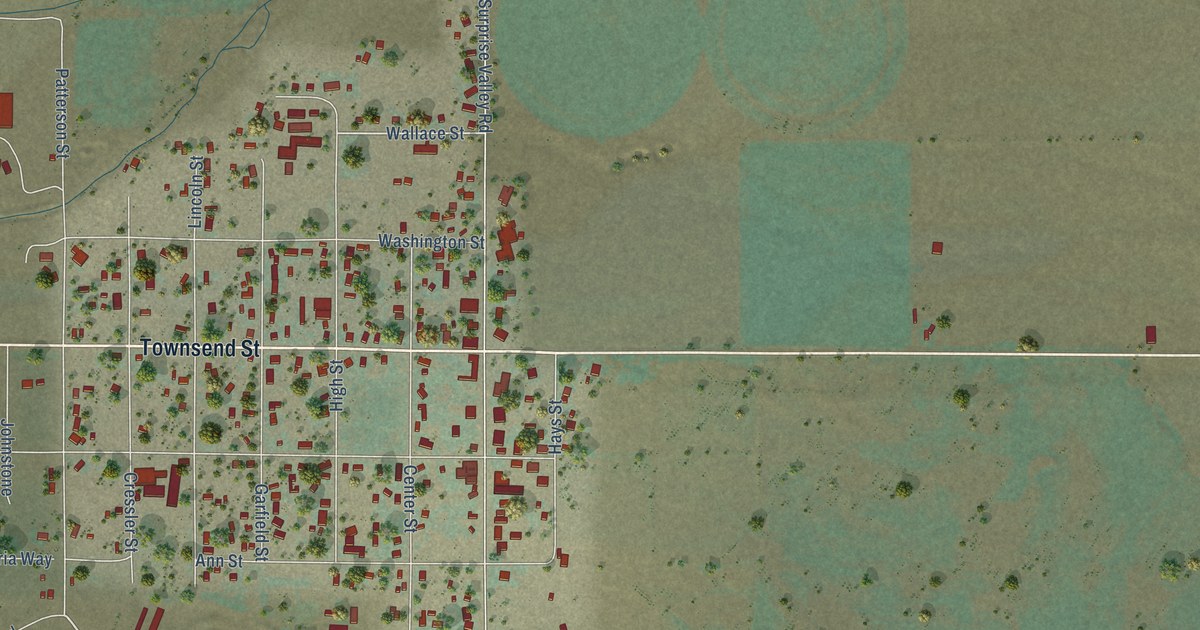 Map of Cedarville, California in 2026