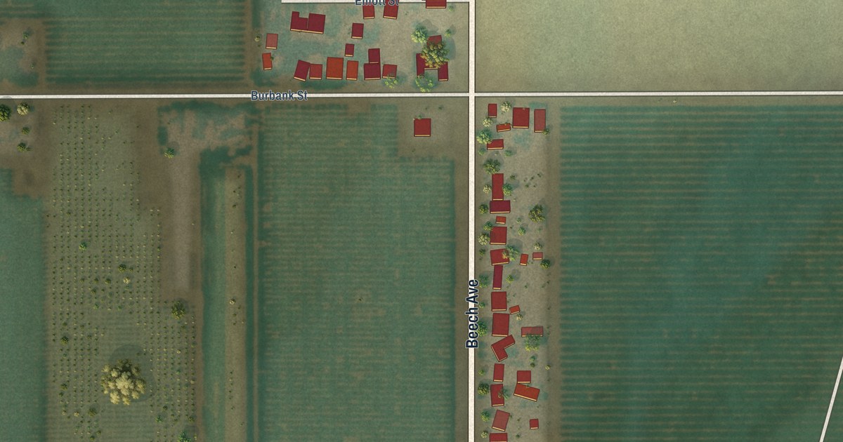 Detailed Map of Cherokee Strip, California