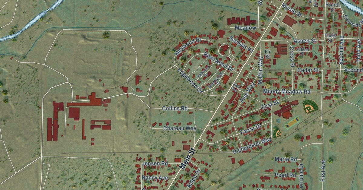 Map of Chester, California in 2026