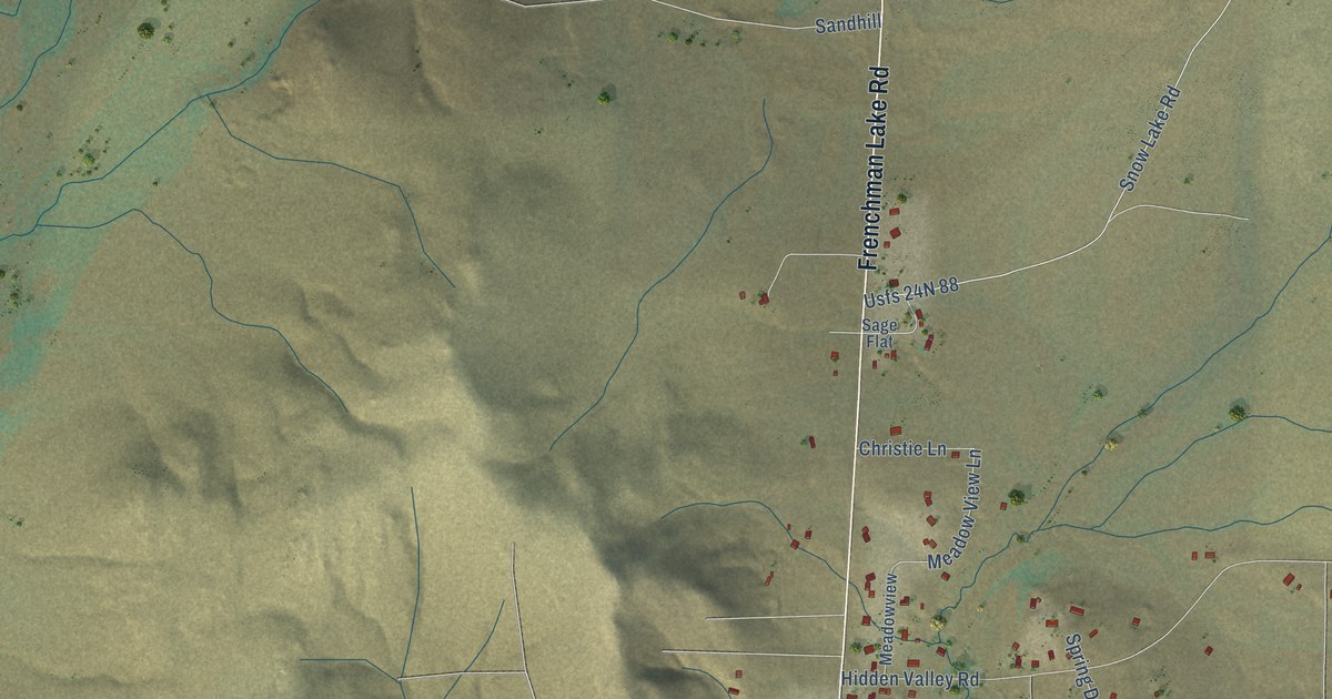 Map of Chilcoot-Vinton, California in 2026