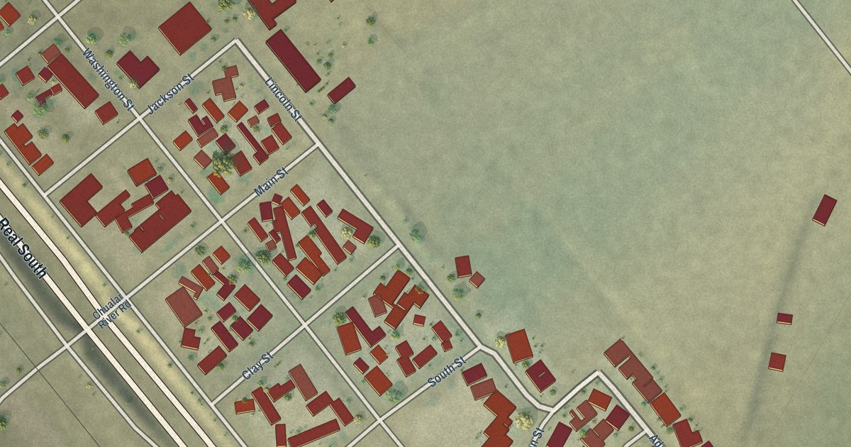 Map of Chualar, California in 2026