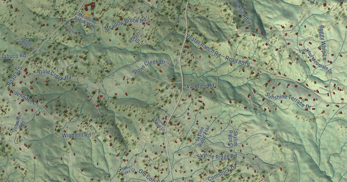 Map of Coarsegold, California in 2026