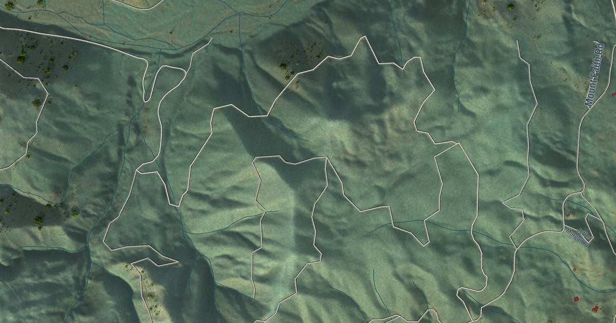 Map of Coffee Creek, California in 2026
