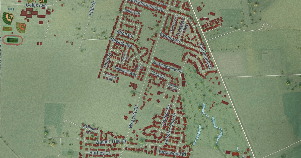 Map of Colusa, California in 2026