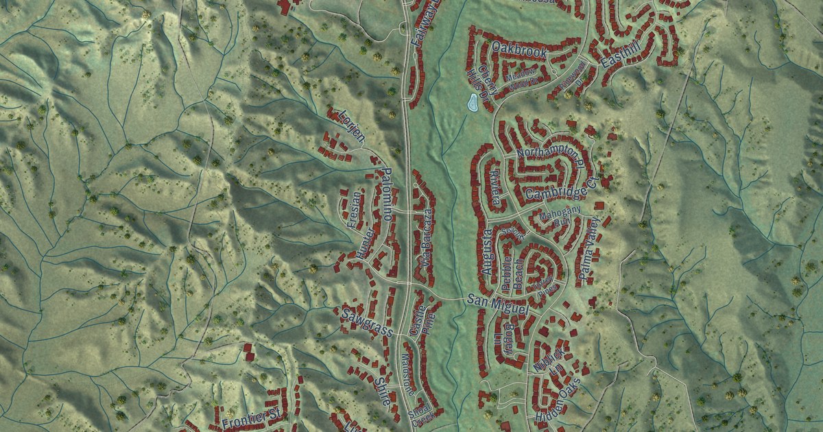 Map of Coto de Caza, California in 2026