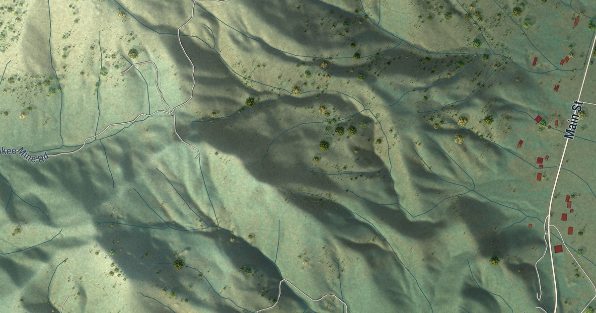 Map of Crescent Mills, California in 2026