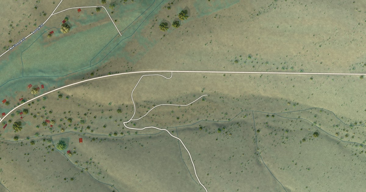 Detailed Map of Dales, California