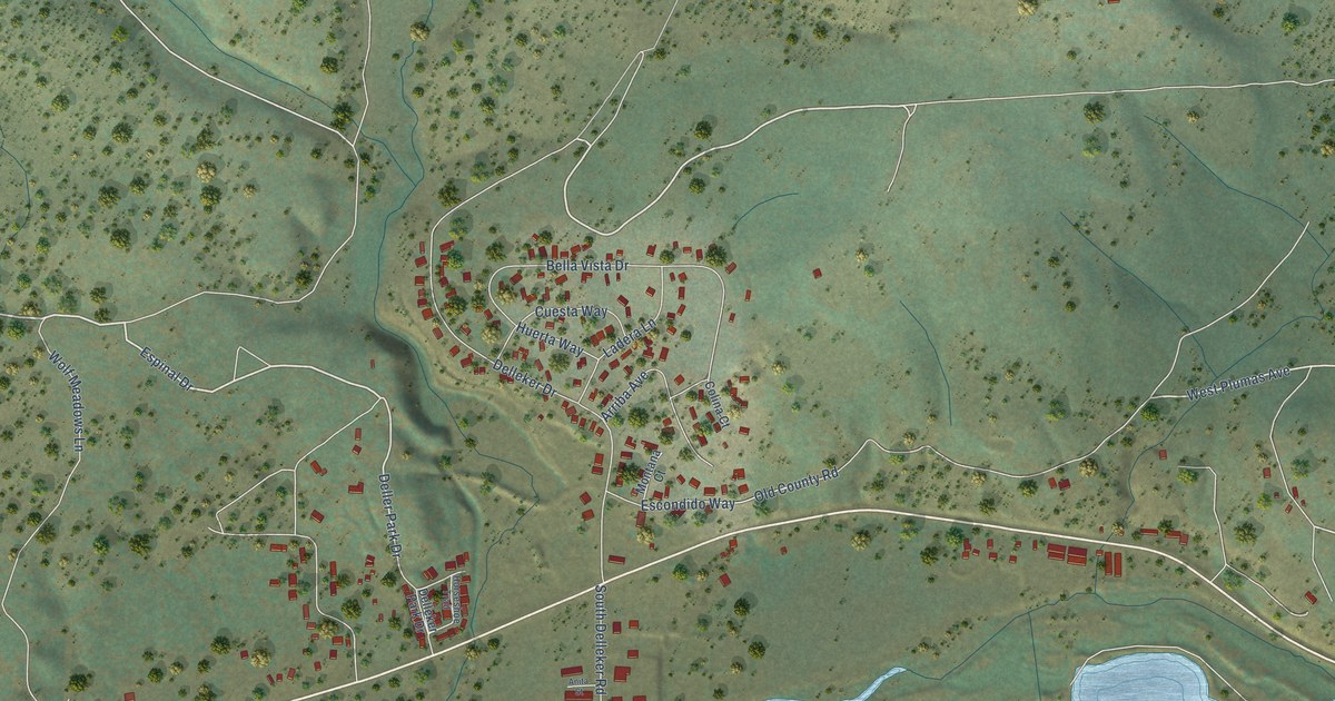 Map of Delleker, California in 2026
