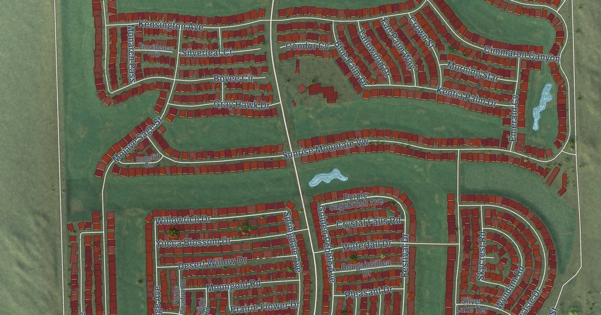 Map of Desert Palms, California in 2026
