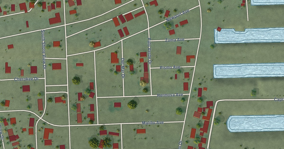 Map of Desert Shores, California in 2026