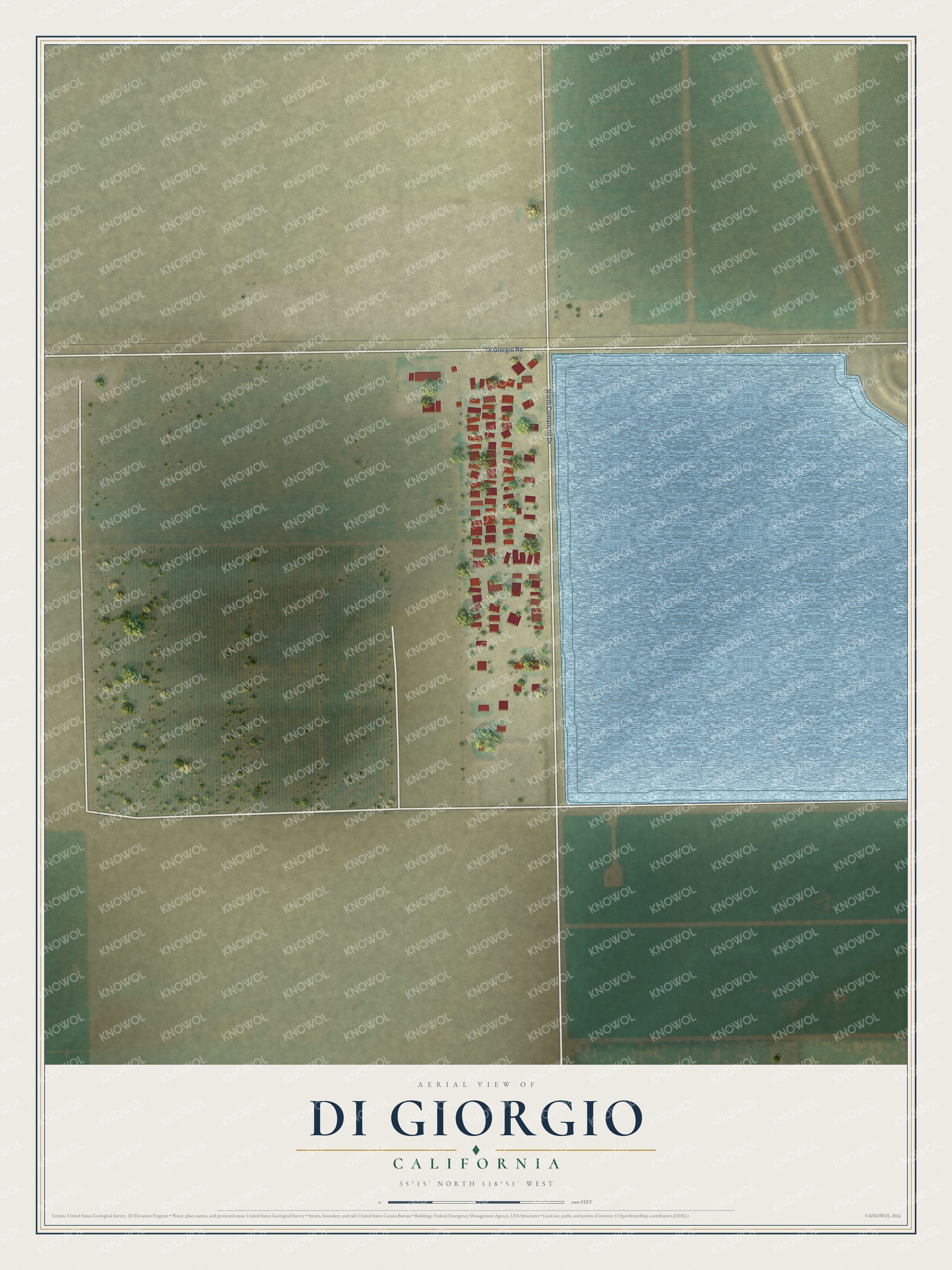 Watermarked full-map preview of Di Giorgio, California