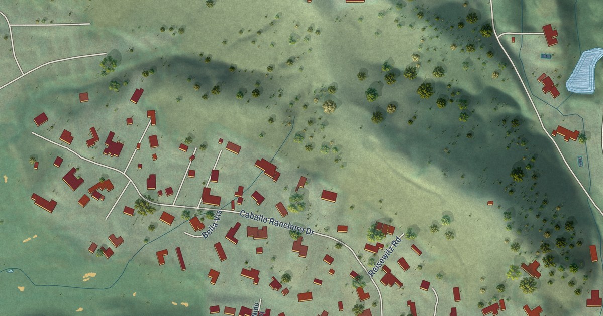 Map of Diablo, California in 2026